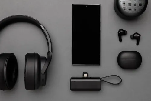 Powerbank publicitaire 3000mAh en plastique RCS connexion USB C Powerlink - XD Collection