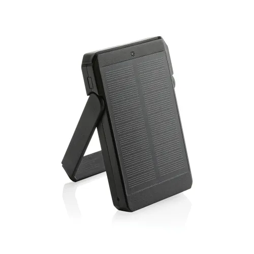 Powerbank publicitaire solaire 5000 mAh et 10W en plastique RCS Skywave - XD Xclusive