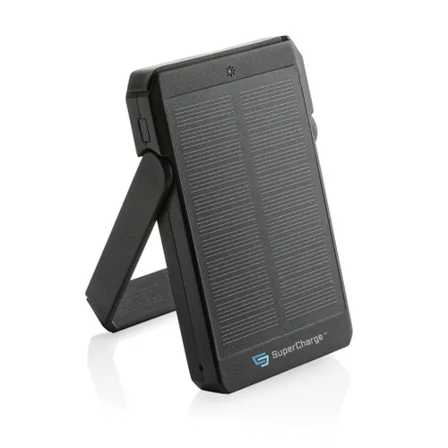 Powerbank publicitaire solaire 5000 mAh et 10W en plastique RCS Skywave - XD Xclusive