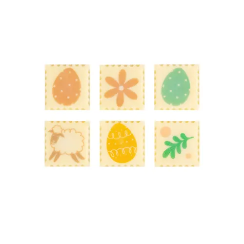 Pralines avec impression chocostamp 6 pièces