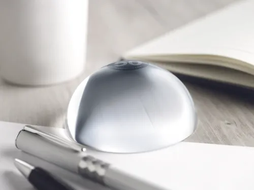 Presse-papier demi sphère - Ovale personnalisable.