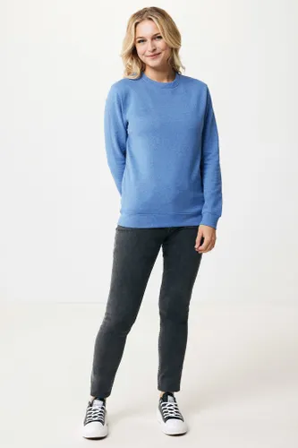 Pull à col rond en coton recyclé non teinté personnalisable Iqoniq Denali - iqoniq