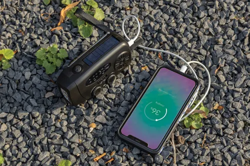 Radio d'urgence en plastique recyclé RCS RescueWave - XD Collection