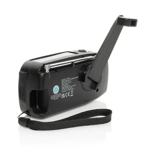 Radio d'urgence en plastique recyclé RCS RescueWave - XD Collection