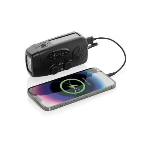 Radio d'urgence en plastique recyclé RCS RescueWave - XD Collection