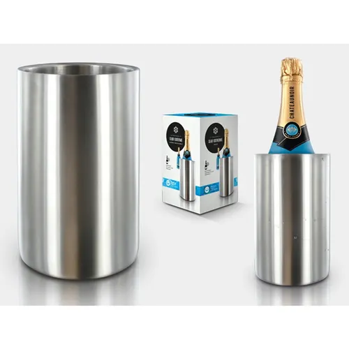 Rafraichisseur a bouteilles personnalisé - seau a glacons