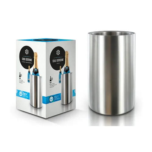 Rafraichisseur a bouteilles personnalisé - seau a glacons