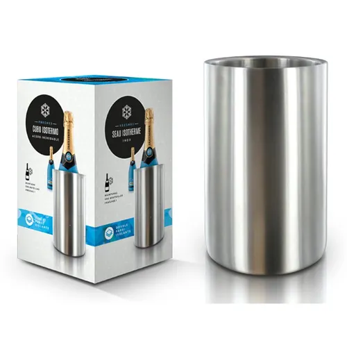 Rafraichisseur a bouteilles personnalisé - seau a glacons