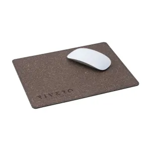 Tapis de souris personnalisé en cuir recyclé | Marron