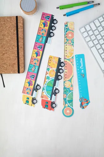 Règle 15 cm, camion personnalisé - Trucker 15