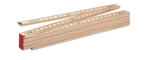 Règle de charpentier en bois 2m - Règle de charpentier en bois personnalisée 2m