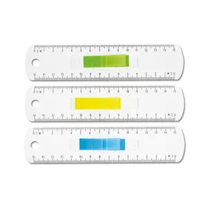 Règle transparente personnalisée 15 cm avec marque page