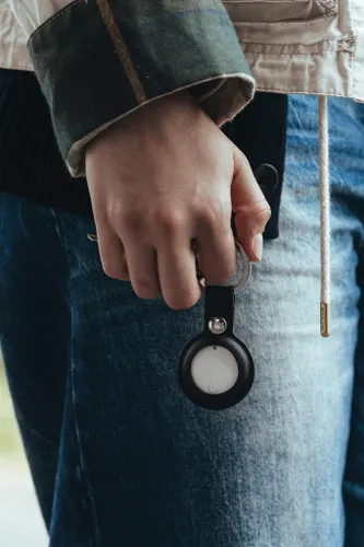 Retrouve-clés en plastique recyclé RCS Findmate Dual - XD Collection