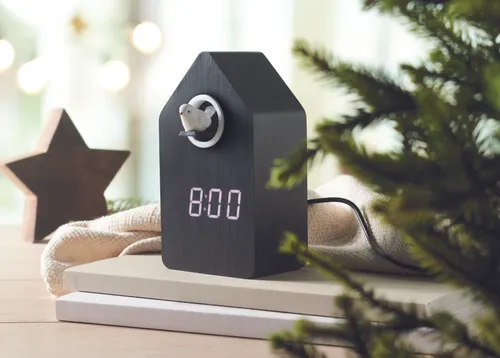 Réveil coucou publicitaire en MDF - Cuckoo Bird