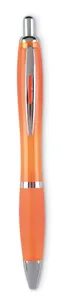 Rio stylo à bille personnalisé | Transparent Orange