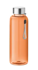RPET bottle personnalisable 500ml - Utah Rpet | Transparent Orange