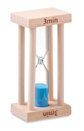 Sablier en bois personnalisable 3 minutes - Ci