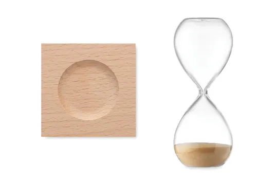 Sablier en verre 5 minutes personnalisable - Desert