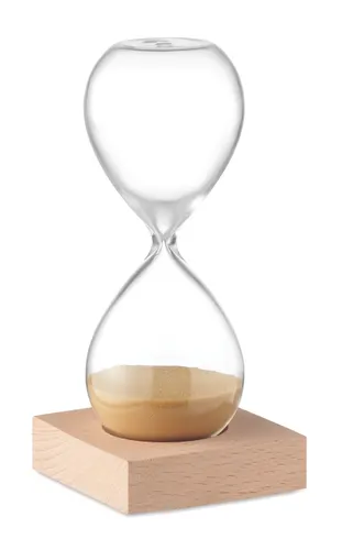 Sablier en verre 5 minutes personnalisable - Desert