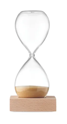Sablier en verre 5 minutes personnalisable - Desert