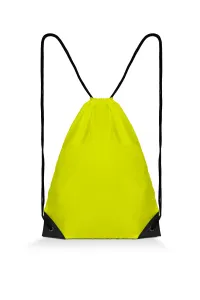 Sac à cordon coulissant réglable avec coins inférieurs renforcés et œillets - TEAM 12L | Jaune fluo