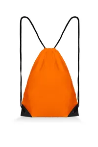 Sac à cordon coulissant réglable avec coins inférieurs renforcés et œillets - TEAM 12L | Orange