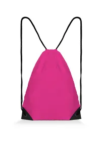 Sac à cordon coulissant réglable avec coins inférieurs renforcés et œillets - TEAM 12L | Fuchsia