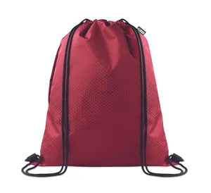 Sac à cordon en 420D RPET - Daykit | Bordeaux