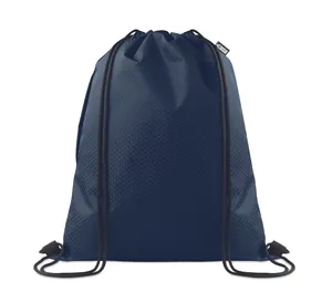 Sac à cordon en 420D RPET - Daykit | Bleu