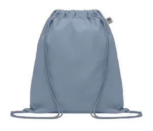 Sac à cordon en coton organique personnalisable - Yuki Colour | Heaven Blue