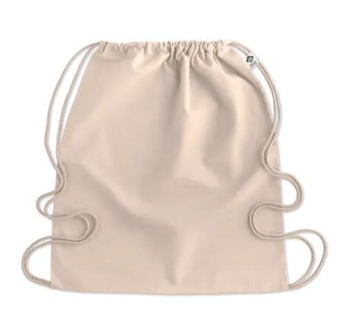 Sac à cordon en coton organique personnalisé - Yuki