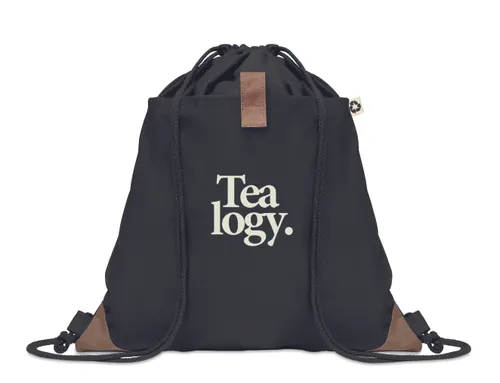 Sac à cordon en coton recyclé Personnalisable - Panda Bag