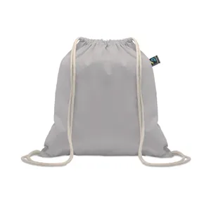 Sac à cordon Fairtrade 180gr - Osole Draw Colour | Gris