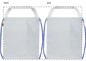 Sac piscine personnalisé - CreaDraw Shop RPET | Bleu / Blanc