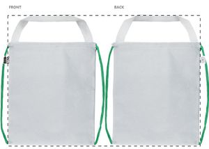 Sac piscine personnalisé - CreaDraw Shop RPET | Vert / Blanc