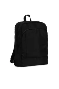 Sac à dos avec grand compartiment principal à fermeture par zip et grande poche avant avec zip - UCLA 16L | Noir / Noir