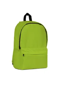 Sac à dos avec grand compartiment principal à fermeture par zip et poche avant avec zip caché - YALE 18L | Vert acide