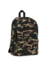 Sac à dos avec grand compartiment principal à fermeture par zip et poche avant avec zip caché - YALE 18L | Camouflage