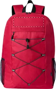 Sac à dos en rpet personnalisé - Manet | Rouge