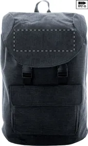 Sac à dos en rpet personnalisé - Melville | Noir