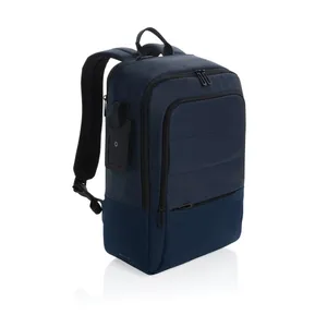 Sac à dos ordinateur 15,6' publicitaire en rPET AWARE™ Armond - XD Xclusive | Bleu marine