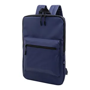 Sac à dos ordinateur en RPET - Slippu | Bleu Foncé
