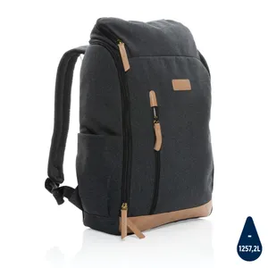 Sac à dos ordinateur Impact AWARE™ personnalisable en toile 16oz recyclé - XD Collection