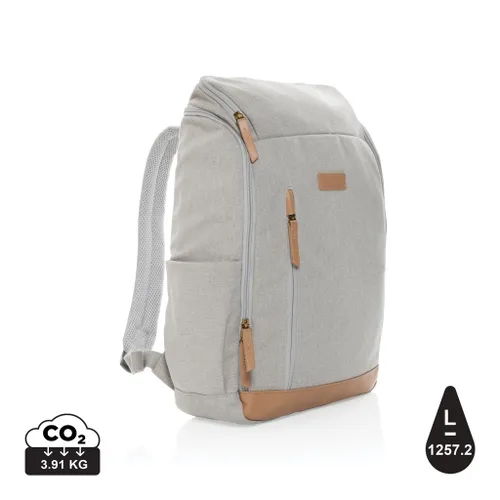 Sac à dos ordinateur Impact AWARE™ personnalisable en toile 16oz recyclé - XD Collection