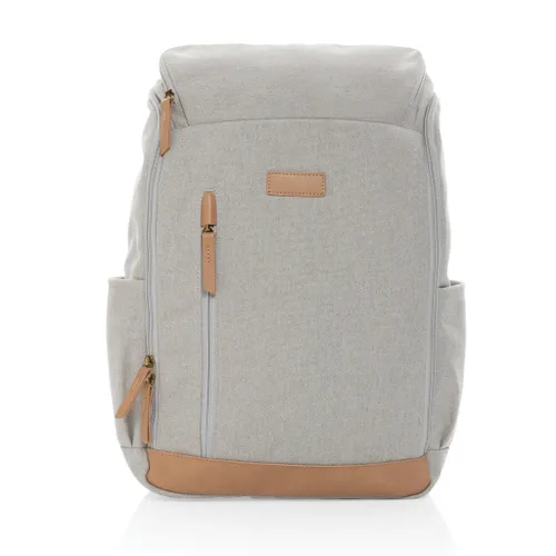 Sac à dos ordinateur Impact AWARE™ personnalisable en toile 16oz recyclé - XD Collection