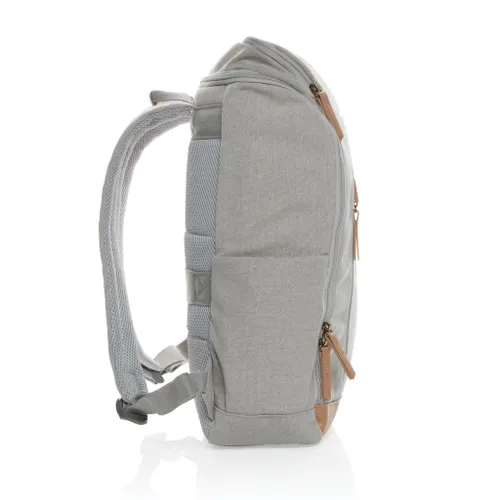 Sac à dos ordinateur Impact AWARE™ personnalisable en toile 16oz recyclé - XD Collection