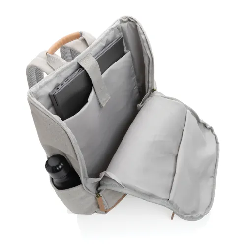 Sac à dos ordinateur Impact AWARE™ personnalisable en toile 16oz recyclé - XD Collection