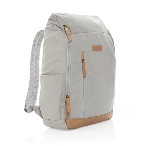 Sac à dos ordinateur Impact AWARE™ personnalisable en toile 16oz recyclé - XD Collection