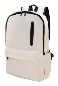 Sac à dos personnalisé en canvas recyclé - Recabak | Naturelle