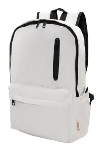 Sac à dos personnalisé en canvas recyclé - Recabak | Blanc